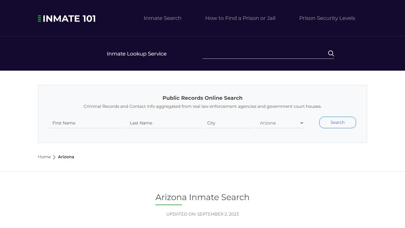 Arizona Inmate Search – Arizona Department of Corrections Offender Lookup